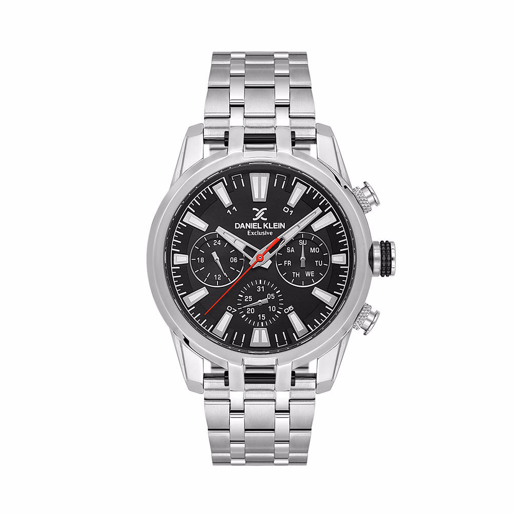 Daniel Klein Exclusive - Ceas Barbatesc Quartz Argintiu DK.1.13802.1