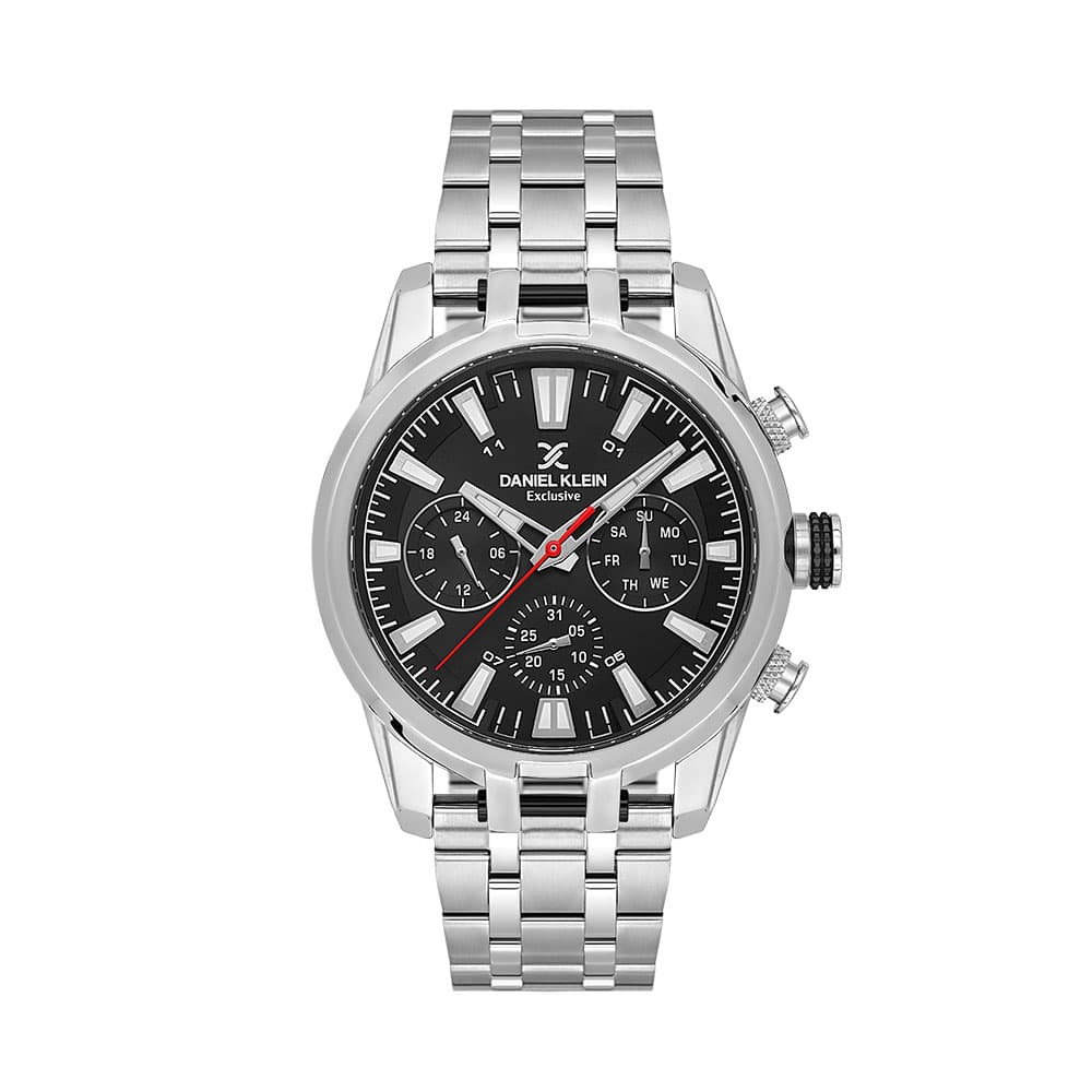 Daniel Klein Exclusive - Ceas Barbatesc Quartz Argintiu DK.1.13802.1