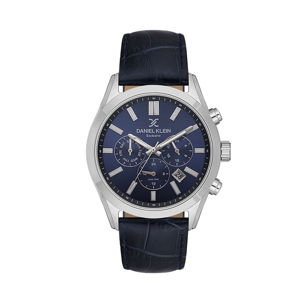 Daniel Klein Exclusive - Ceas Barbatesc Quartz Bleumarin DK.1.14212.3
