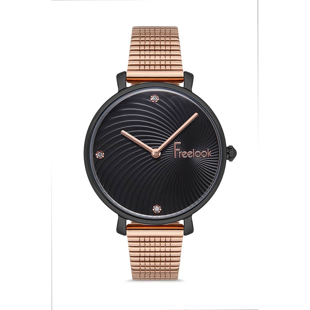 Freelook Eiffel - Ceas Dama Quartz Auriu Rose FL.1.10123.4