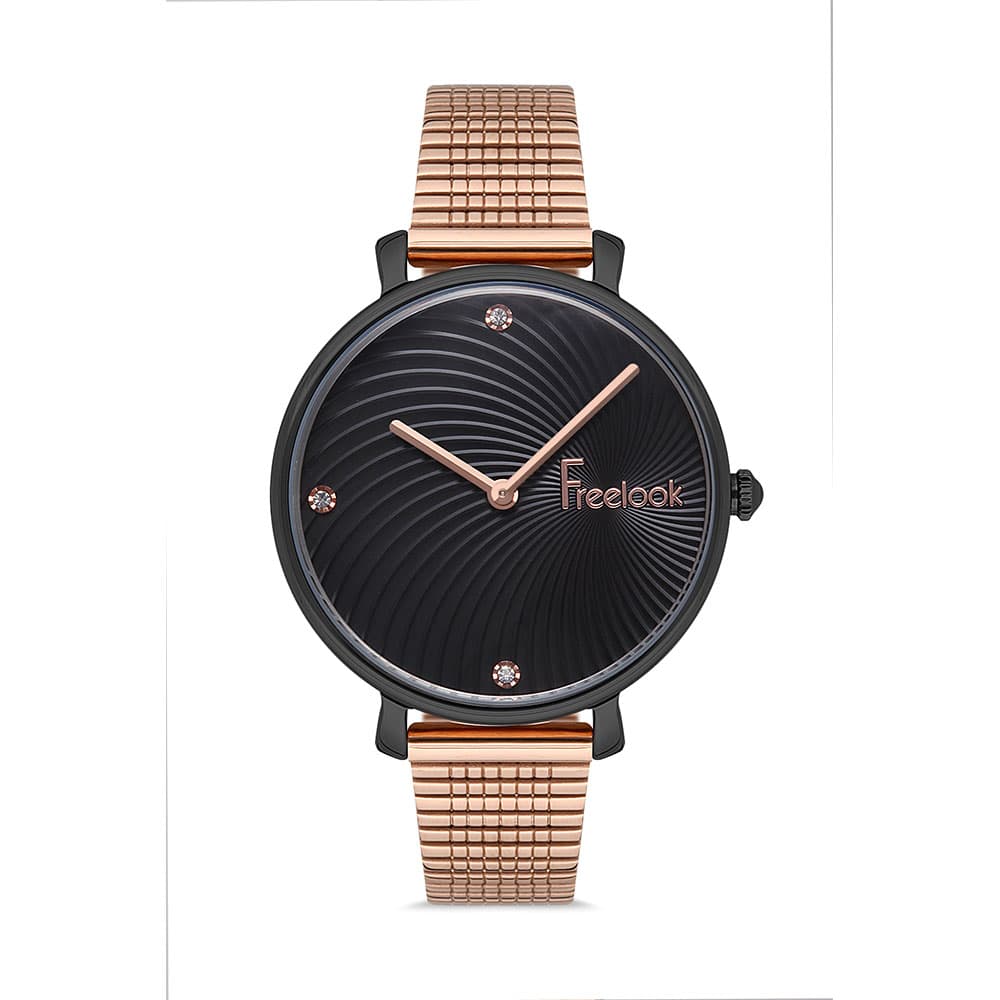 Freelook Eiffel - Ceas Dama Quartz Auriu Rose FL.1.10123.4