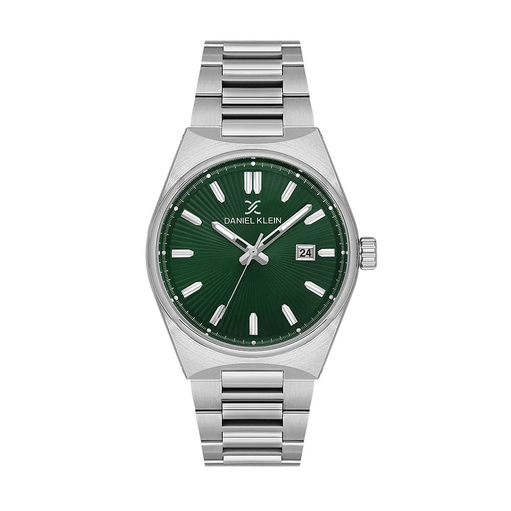 Daniel Klein Premium - Ceas Barbatesc Quartz Argintiu DK.1.14140.4