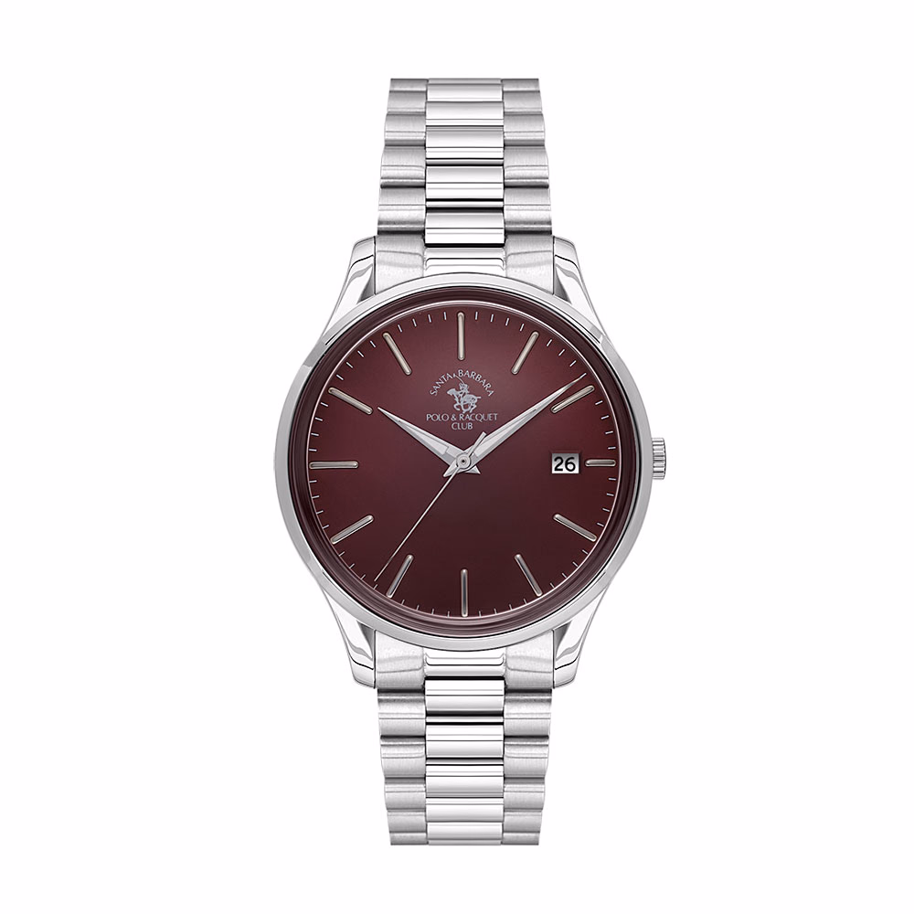 Santa Barbara Polo Noble - Ceas Barbatesc Quartz Argintiu SB.8.10010-4