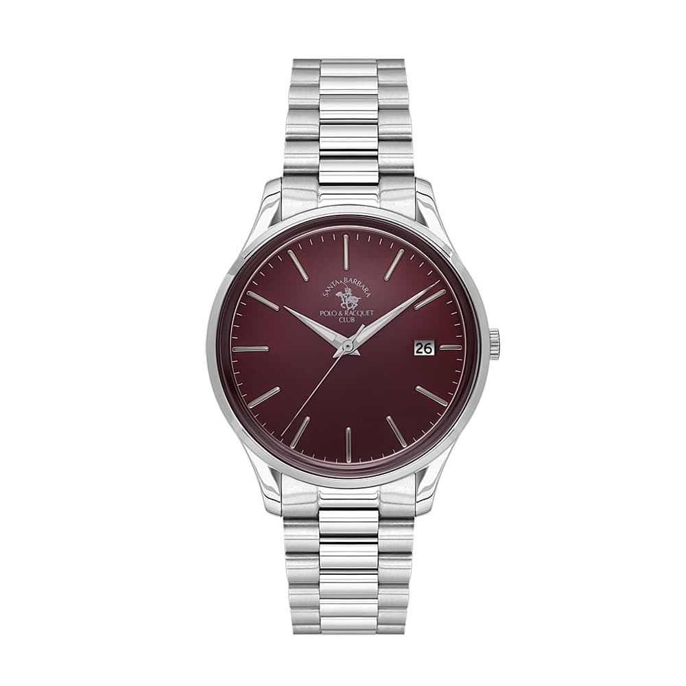 Santa Barbara Polo Noble - Ceas Barbatesc Quartz Argintiu SB.8.10010-4