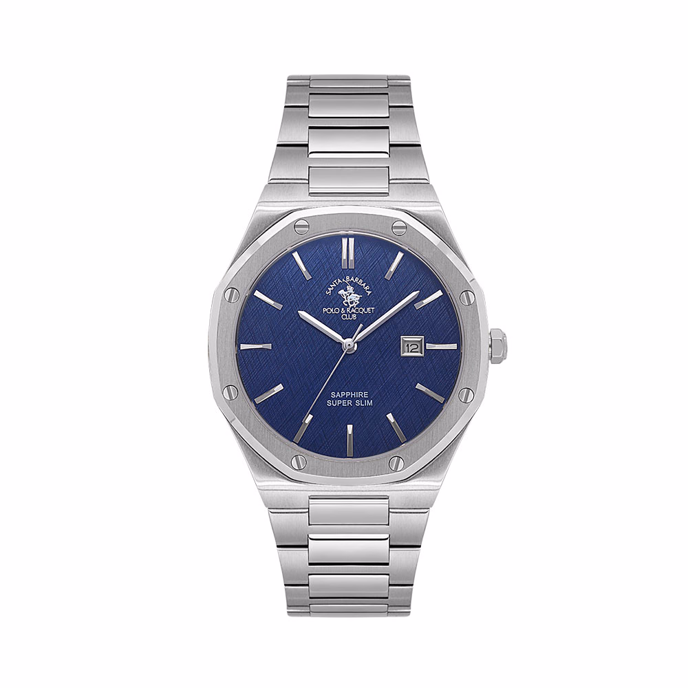Santa Barbara Polo Noble - Ceas Barbatesc Quartz Argintiu SB.1.10673.3