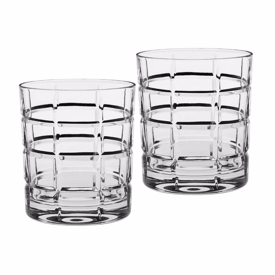 SQUARE Set 6 pahare cristal Bohemia whisky 320 ml