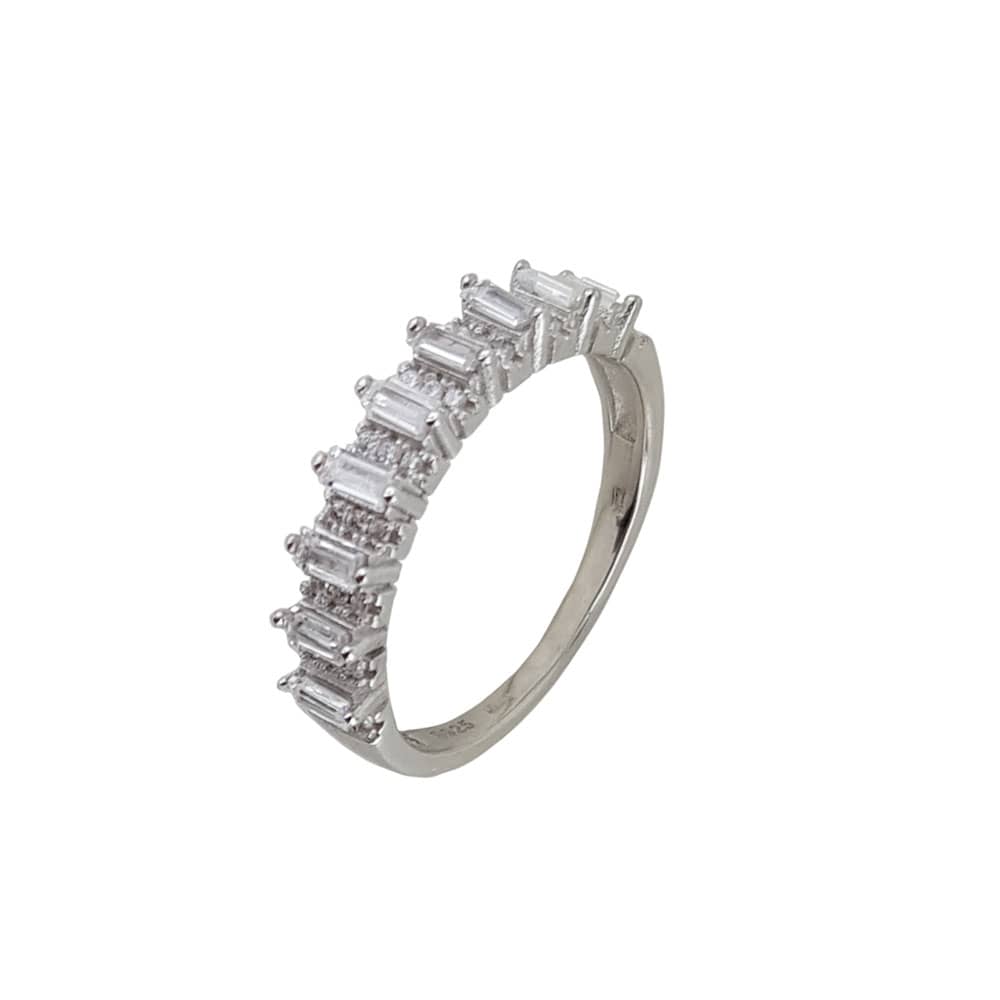 Inel argint elegant zirconii Thia marimea 53