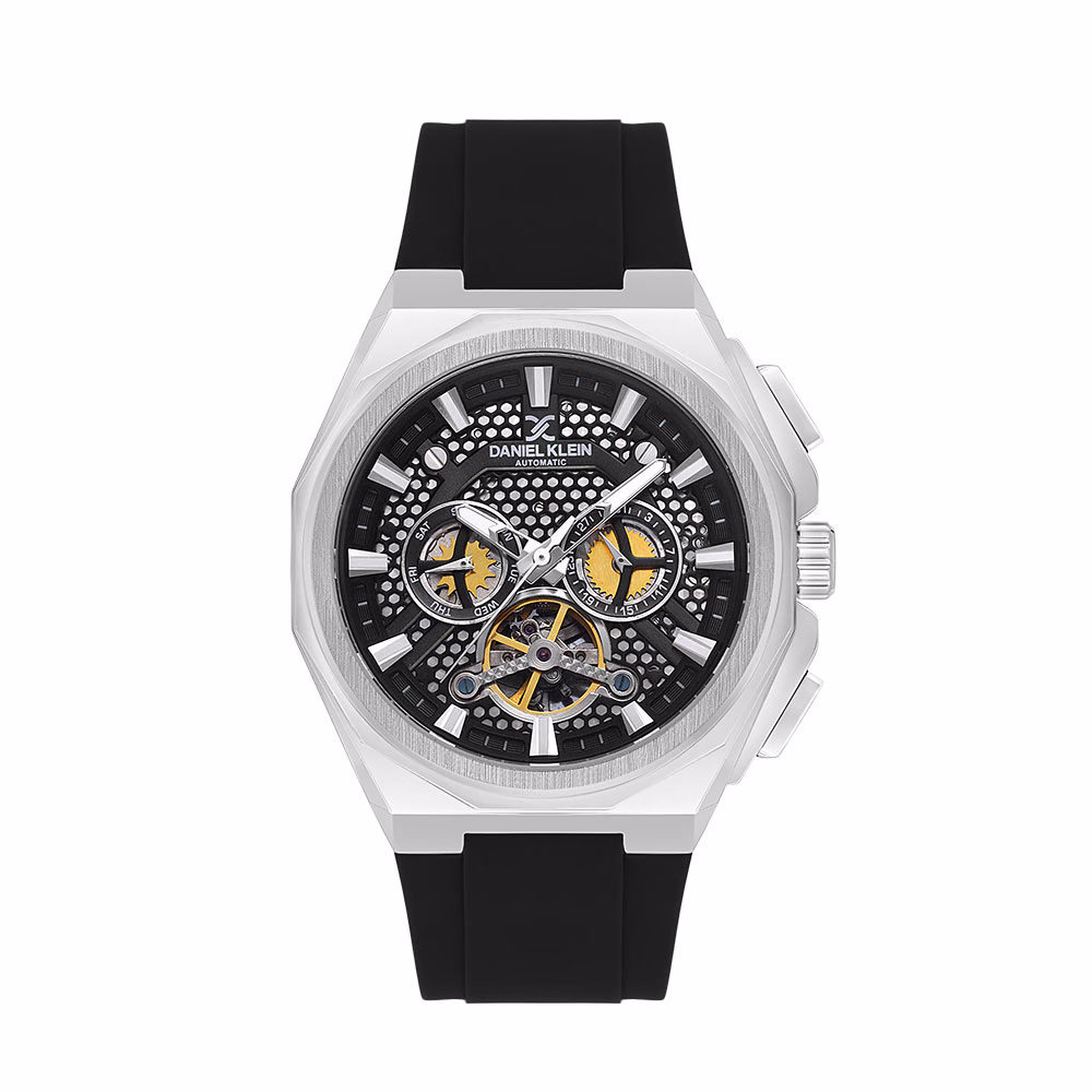 Daniel Klein Skeleton - Ceas Barbatesc Automatic Negru DK.1.13858.2