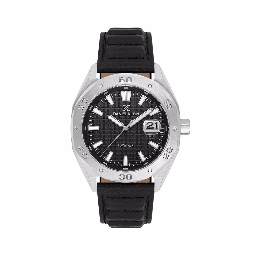Daniel Klein Premium - Ceas Barbatesc Quartz Negru DK.1.14077.1