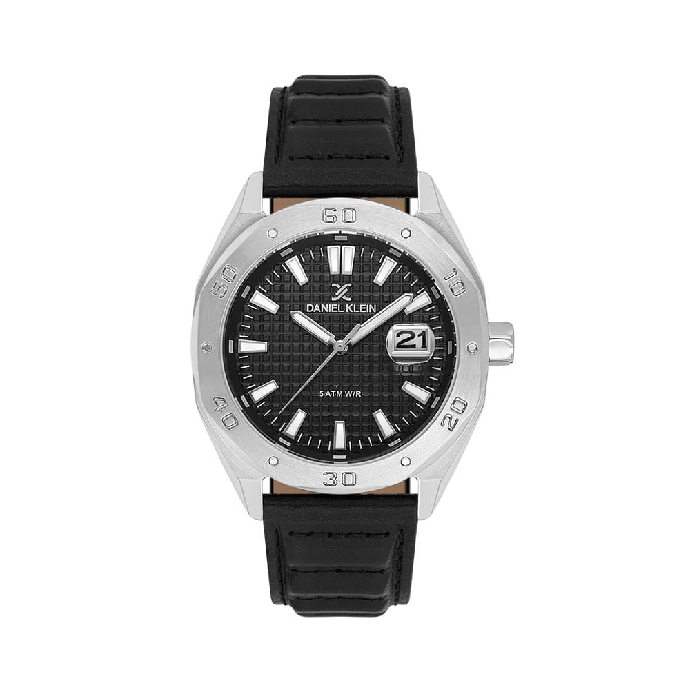 Daniel Klein Premium - Ceas Barbatesc Quartz Negru DK.1.14077.1