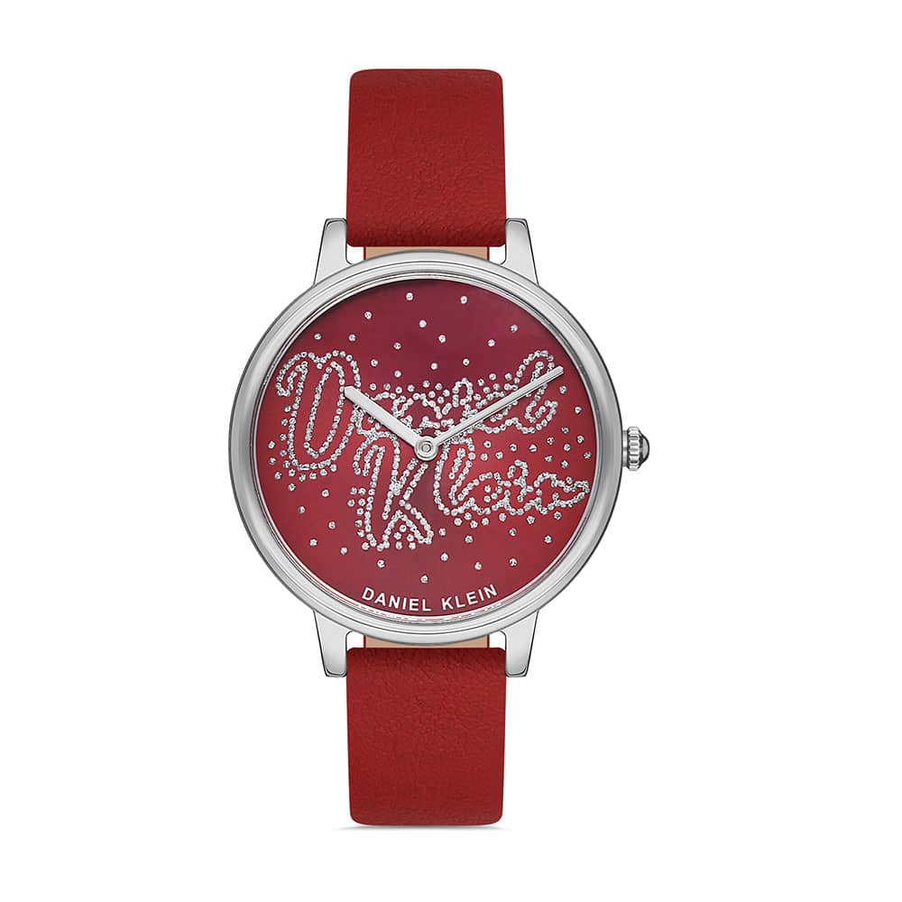 Daniel Klein Trendy - Ceas Dama Quartz Rosu DK.1.12766.2