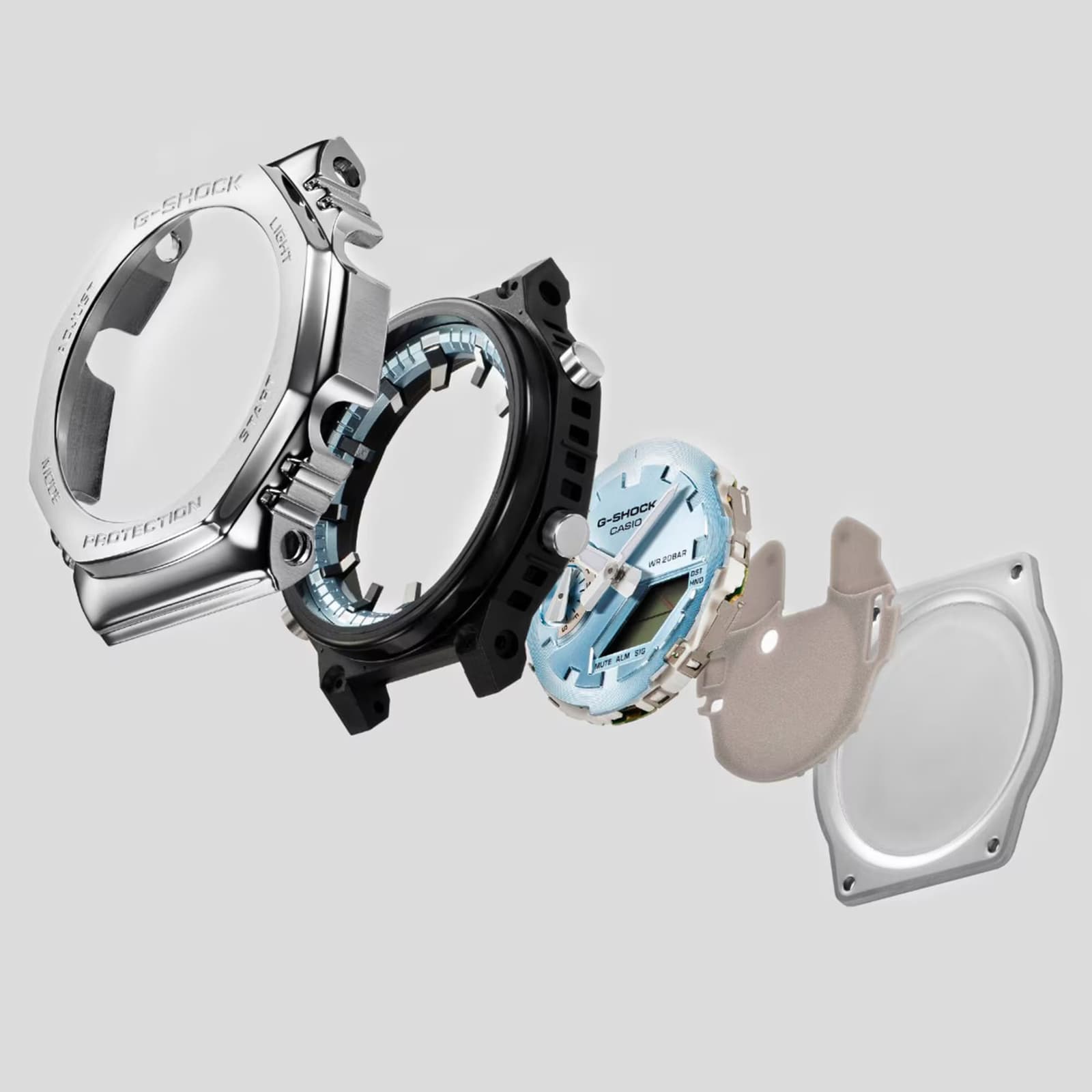 Мъжки часовник Casio G-Shock - GM-2110D-8AER