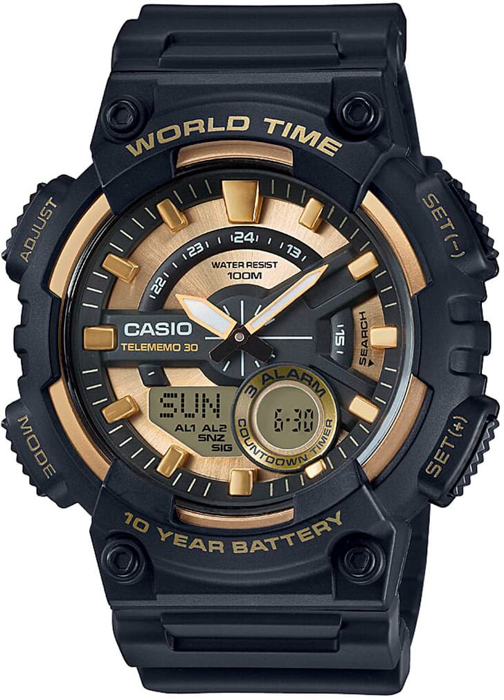 Мъжки дигитален часовник Casio - Casio Collection - AEQ-110BW-9AVDF