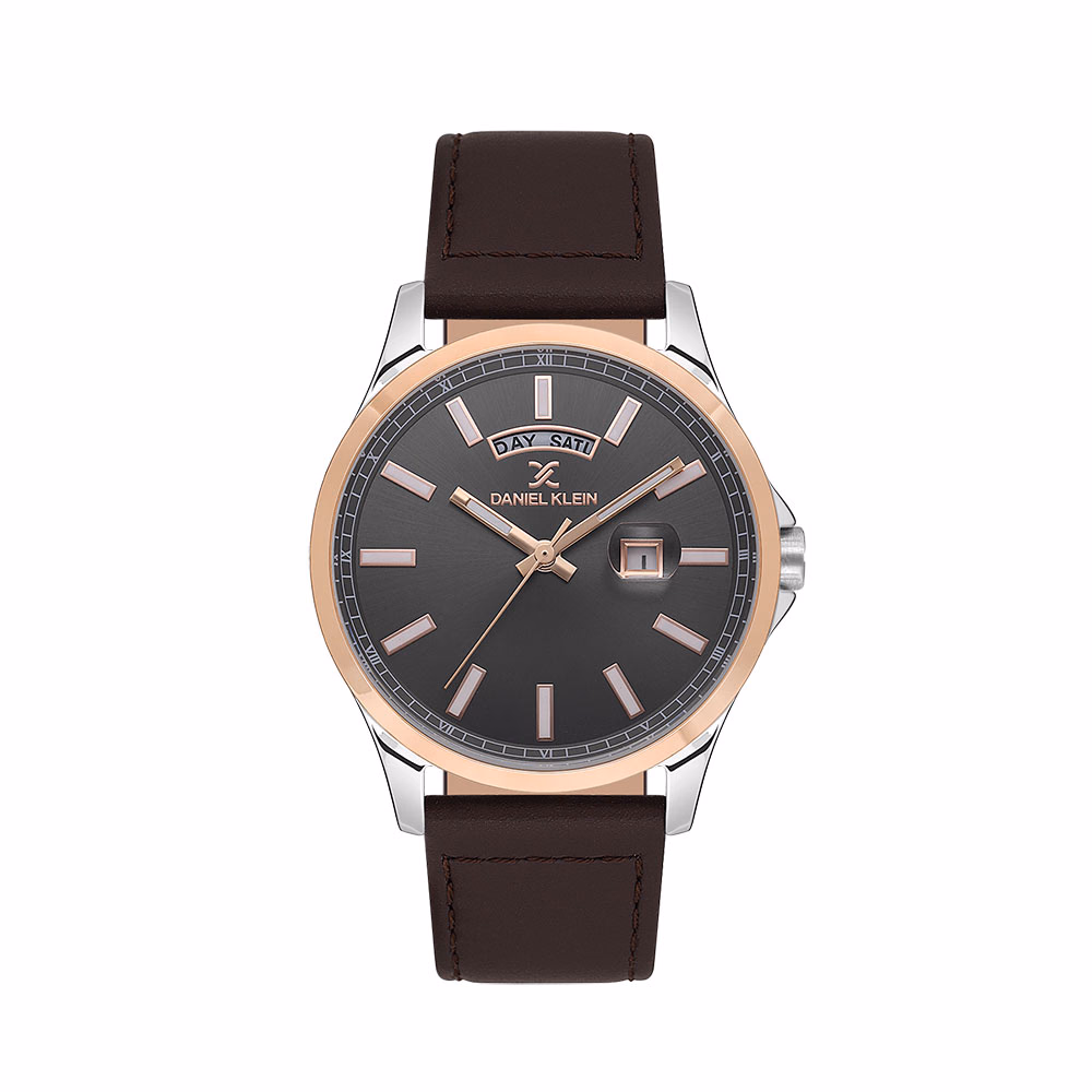 Daniel Klein Premium - Ceas Barbatesc Quartz Cafeniu DK.1.13659.3