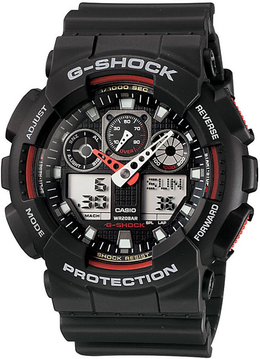 Мъжки часовник CASIO G-SHOCK - GA-100-1A4ER