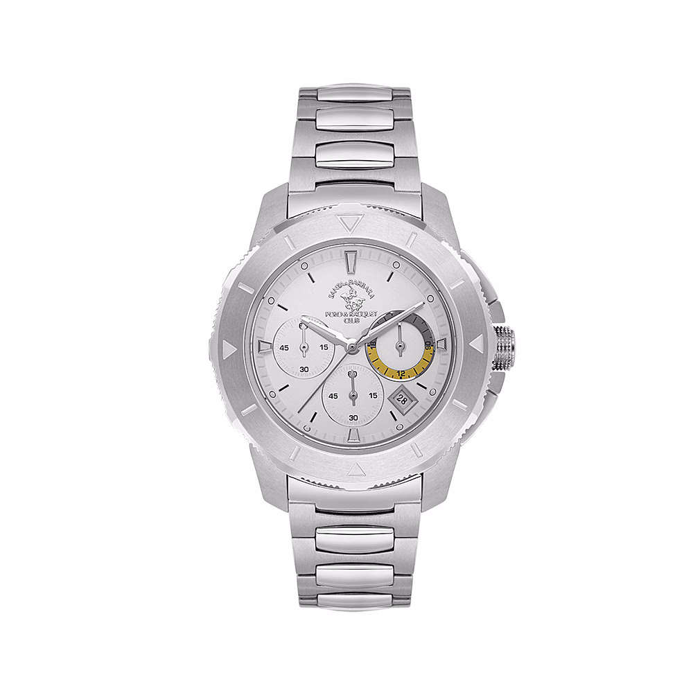 Santa Barbara Polo Legend - Ceas Barbatesc Quartz Argintiu SB.1.10561.1