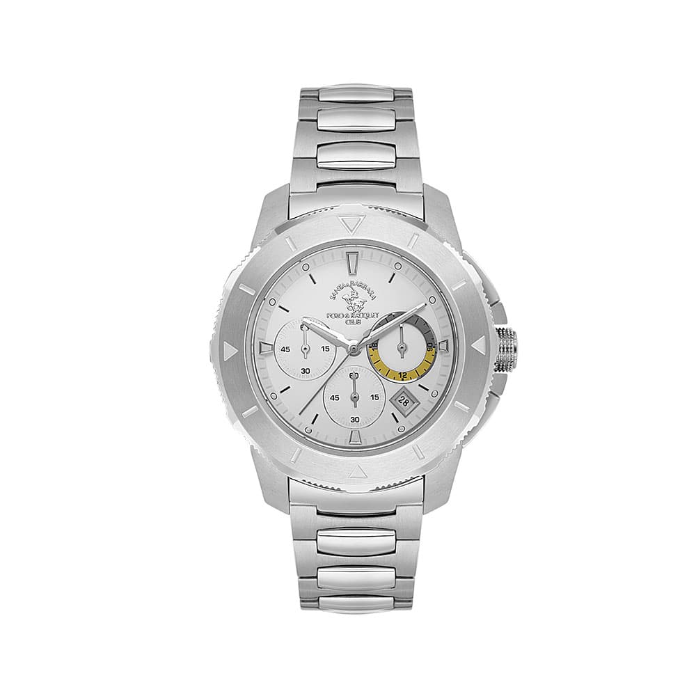 Santa Barbara Polo Legend - Ceas Barbatesc Quartz Argintiu SB.1.10561.1