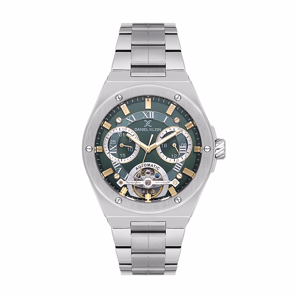 Daniel Klein Skeleton - Ceas Barbatesc Automatic Argintiu DK.1.14280-4