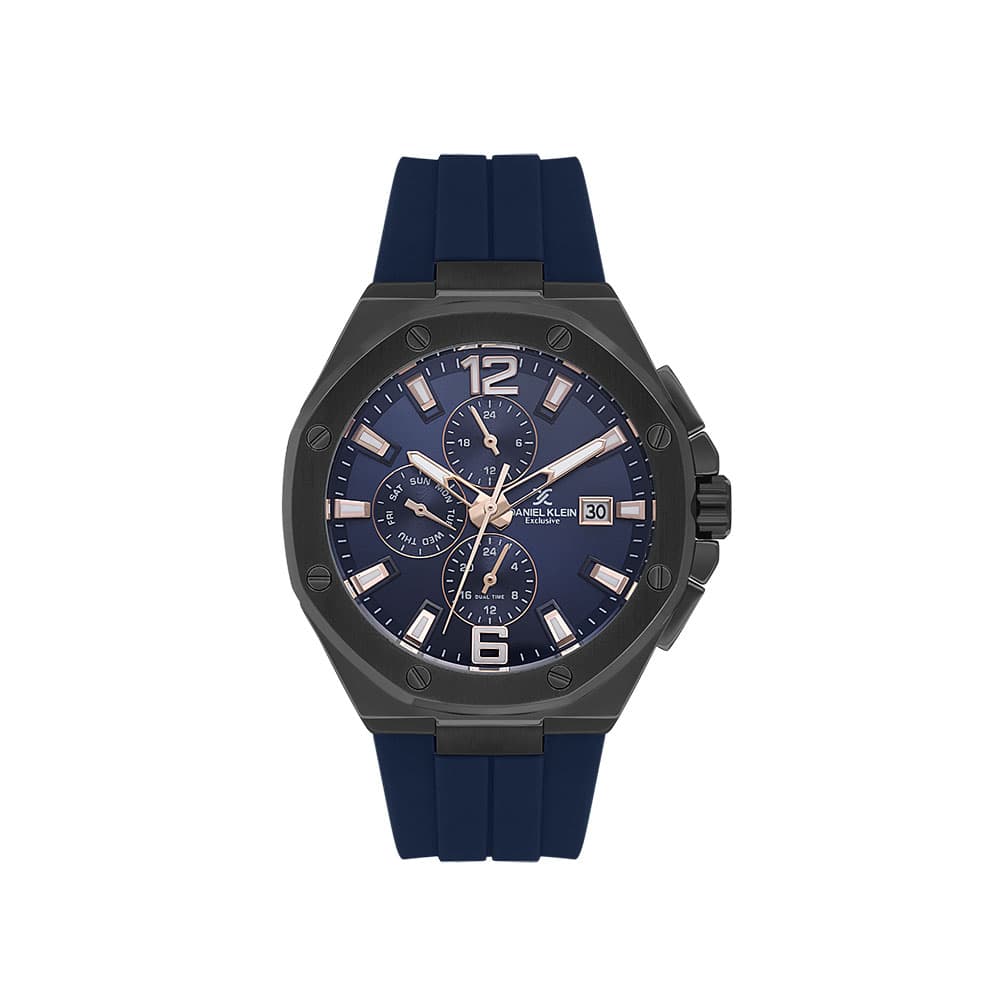 Daniel Klein Exclusive - Ceas Barbatesc Quartz Bleumarin DK.1.14092.6