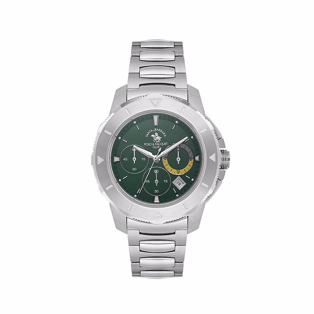 Santa Barbara Polo Legend - Ceas Barbatesc Quartz Argintiu SB.1.10561.4