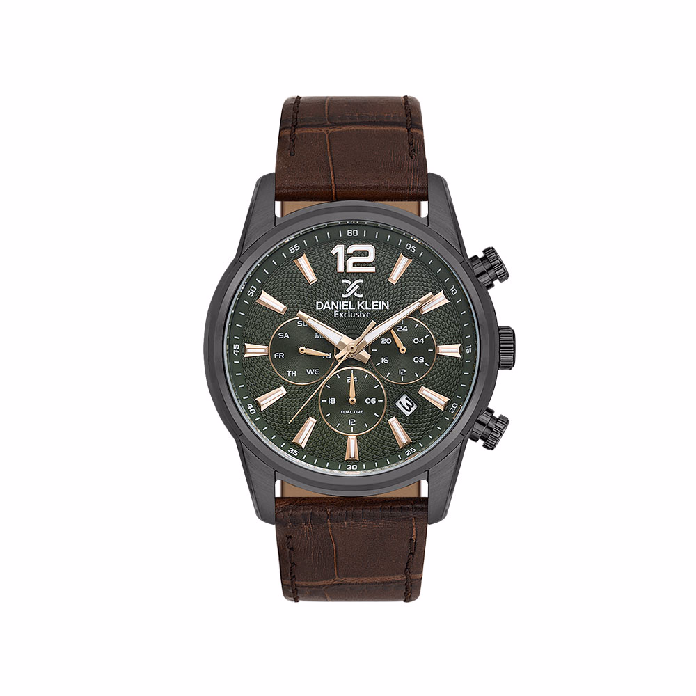 Daniel Klein Exclusive - Ceas Barbatesc Quartz Cafeniu DK.1.14063.5