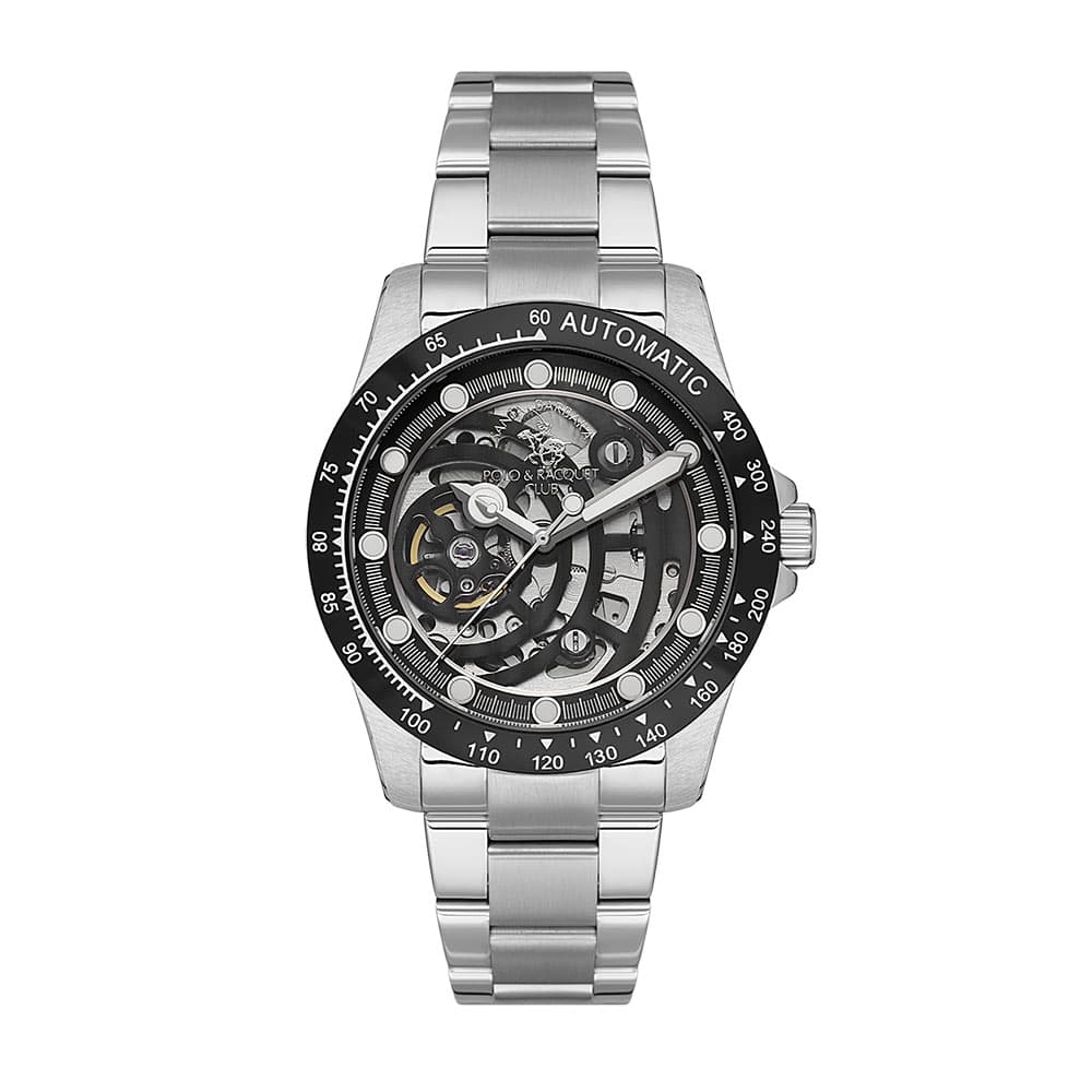 Santa Barbara Polo Luxury - Ceas Barbatesc Automatic Argintiu SB.1.10527.2