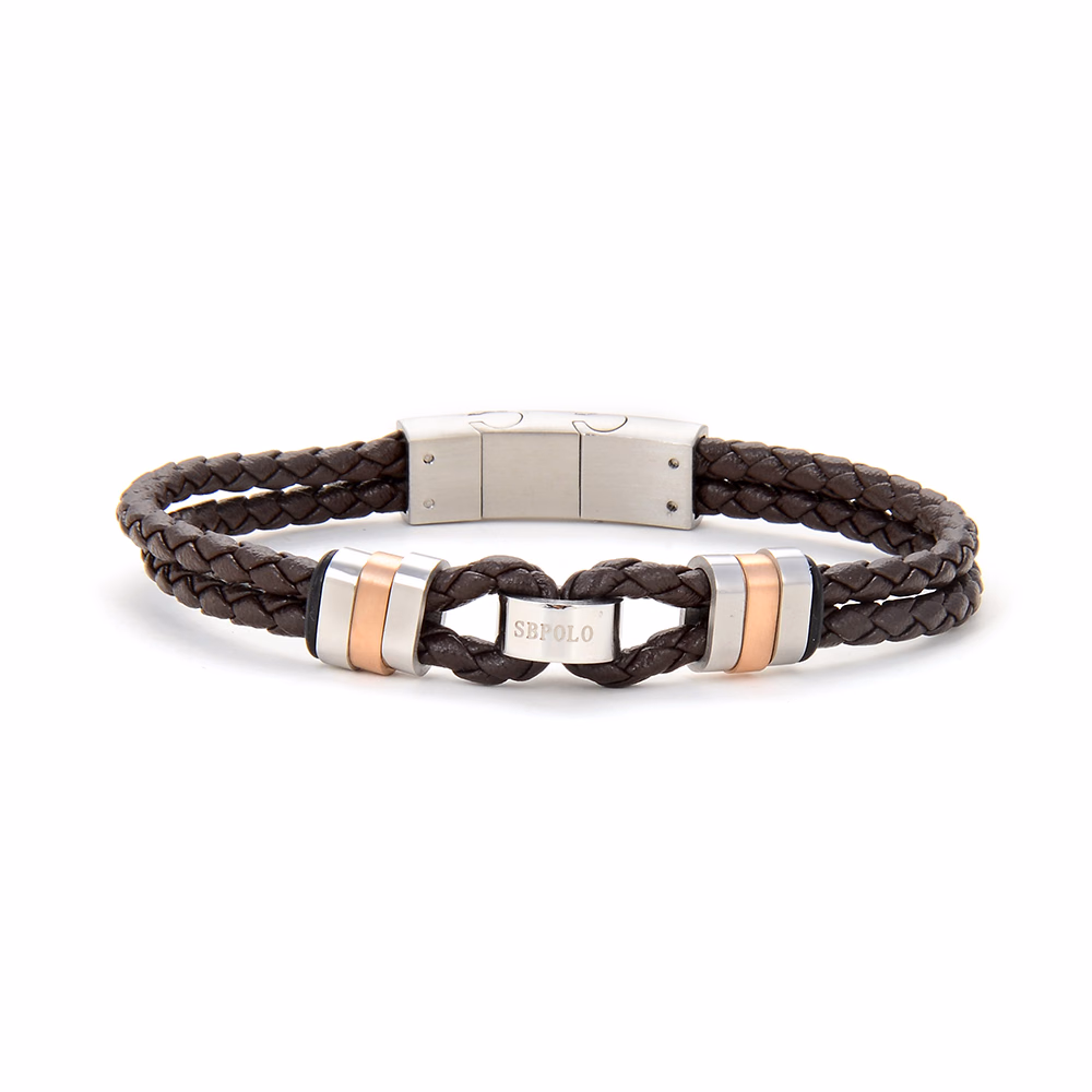 Bratara din Piele Santa Barbara Polo Jewelry Barbati SBJ.6.1055-2