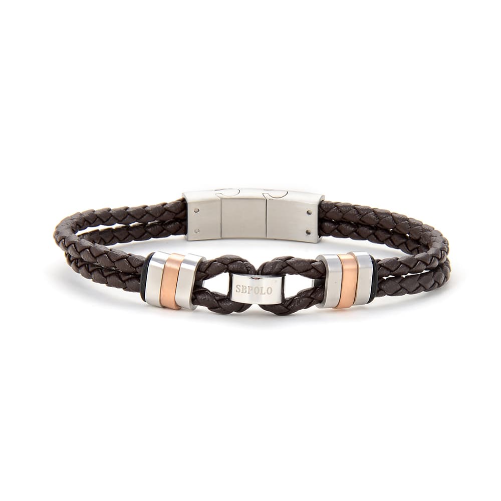 Bratara din Piele Santa Barbara Polo Jewelry Barbati SBJ.6.1055-2