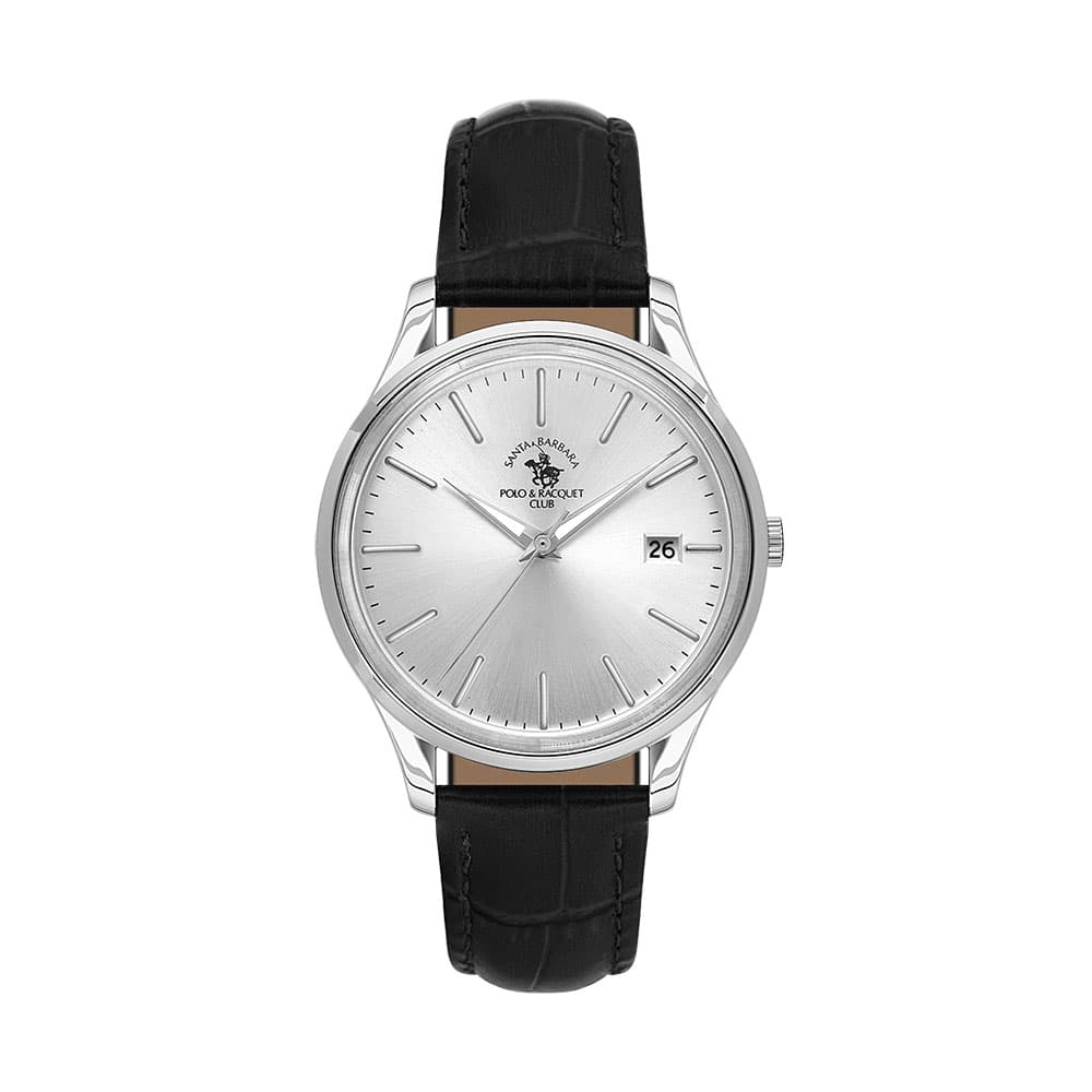 Santa Barbara Polo Noble - Ceas Barbatesc Quartz Negru SB.8.10011-1
