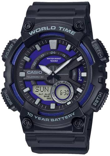 Мъжки дигитален часовник Casio - Casio Collection - AEQ-110W-2AVDF