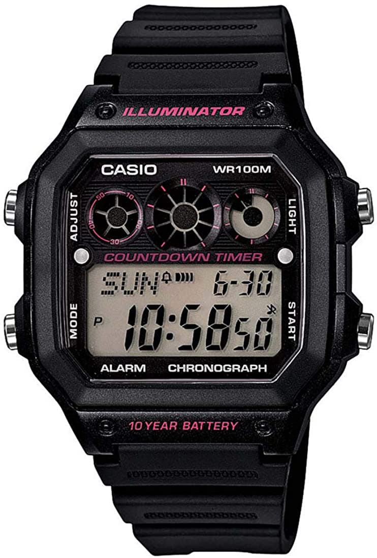 Мъжки дигитален часовник Casio - AE-1300WH-1A2VDF