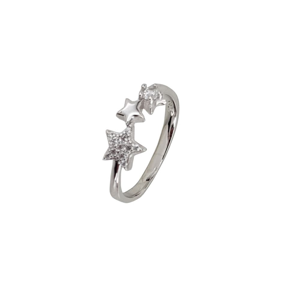 Inel argint stelute zirconii Stella marimea 52