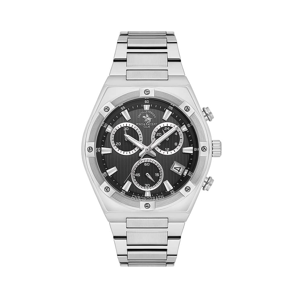 Santa Barbara Polo Legend - Ceas Barbatesc Quartz Argintiu SB.1.10583.1