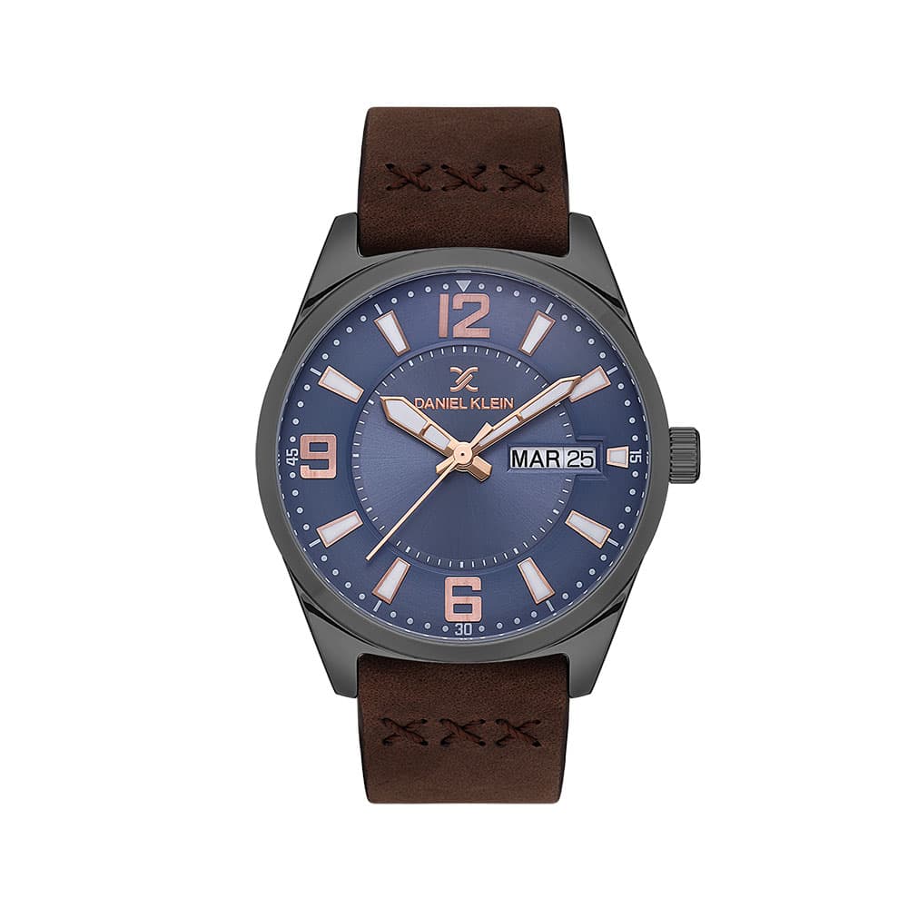 Daniel Klein Premium - Ceas Barbatesc Quartz Cafeniu DK.1.13668.5
