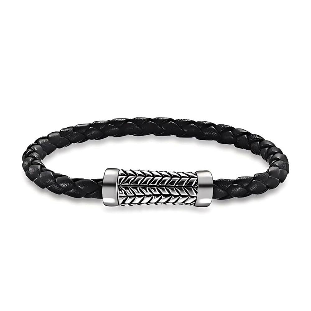 Bratara Neagra Thia Jewelry S. Steel Barbati