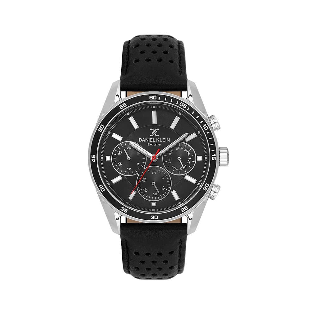 Daniel Klein Exclusive - Ceas Barbatesc Quartz Negru DK.1.14221.2