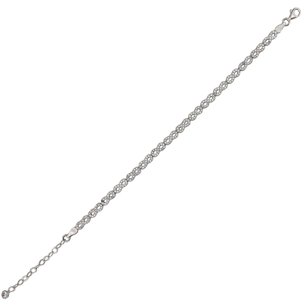 Bratara argint eleganta zirconii Infinit