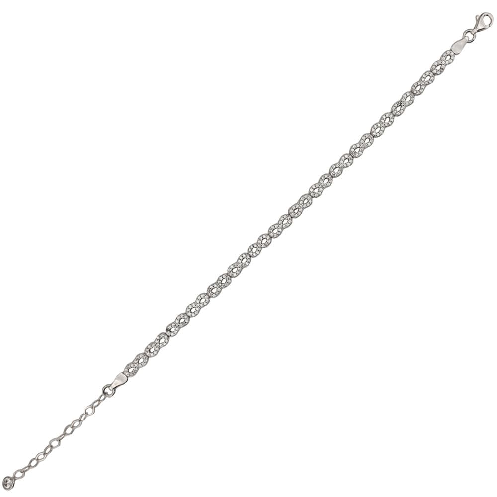 Bratara argint eleganta zirconii Infinit