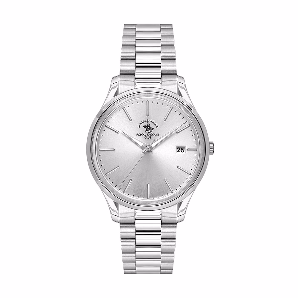 Santa Barbara Polo Noble - Ceas Barbatesc Quartz Argintiu SB.8.10010-1