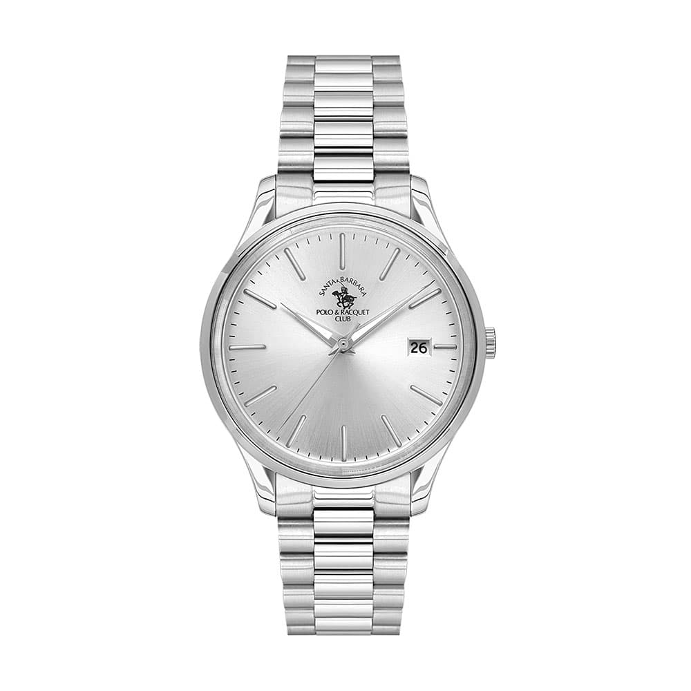 Santa Barbara Polo Noble - Ceas Barbatesc Quartz Argintiu SB.8.10010-1
