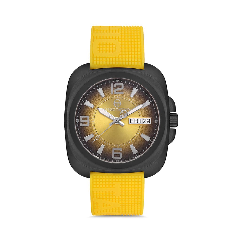 Sergio Tacchini Streamline - Ceas Barbatesc Quartz Galben ST.1.10092.2