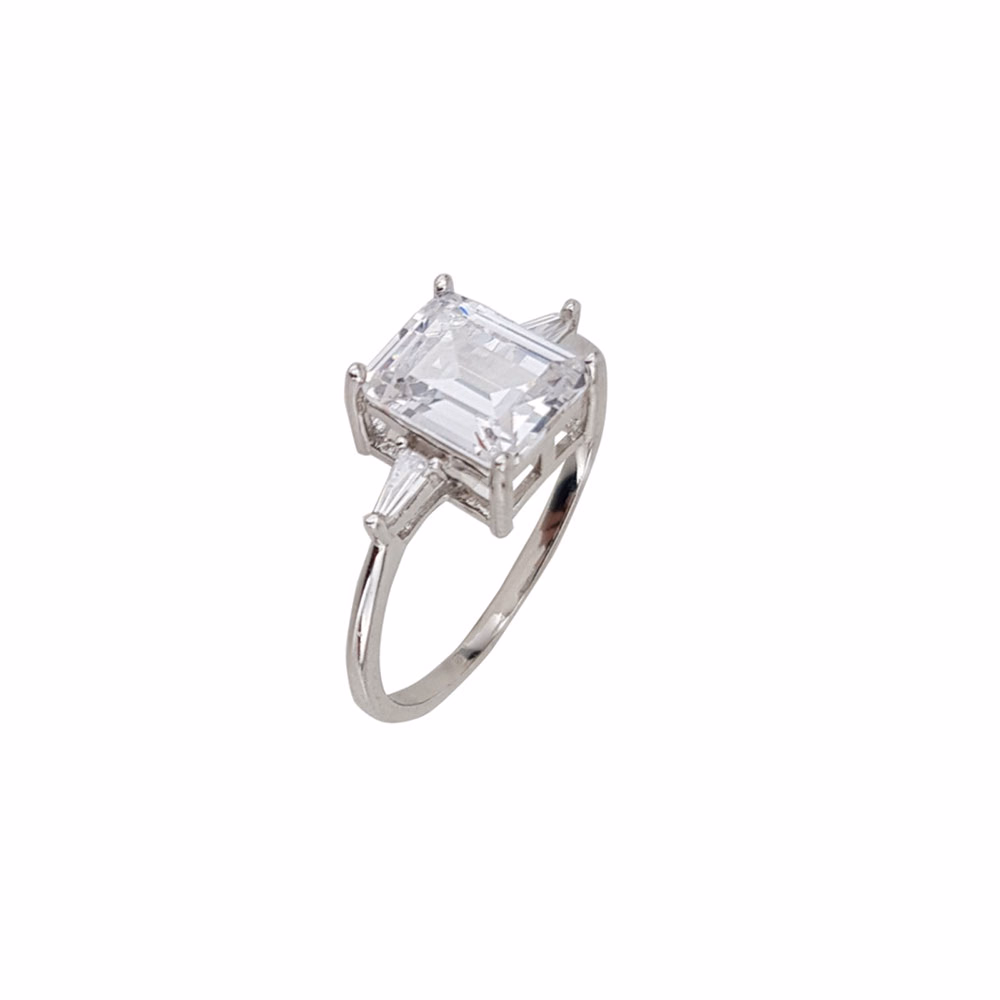 Inel argint tip logodna zirconii Thia, marime 59