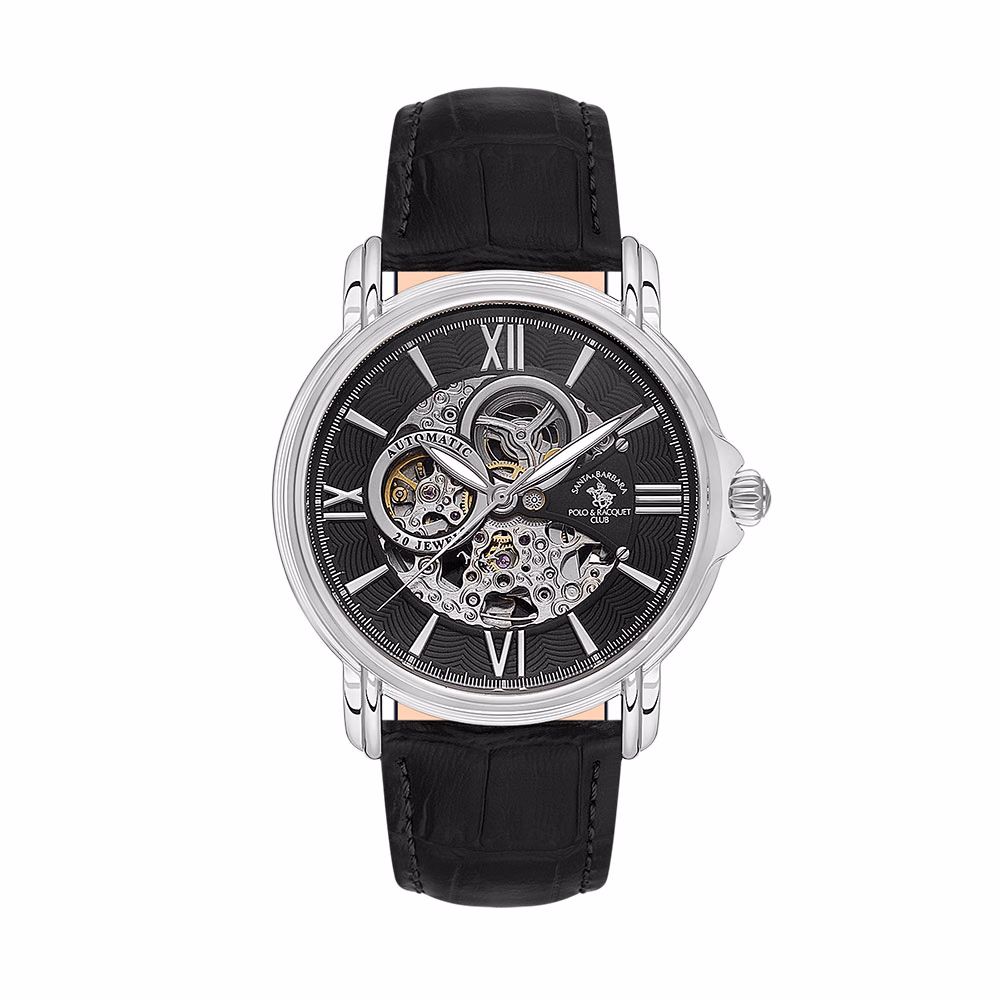 Santa Barbara Polo Luxury - Ceas Barbatesc Automatic Negru SB.8.10002.2