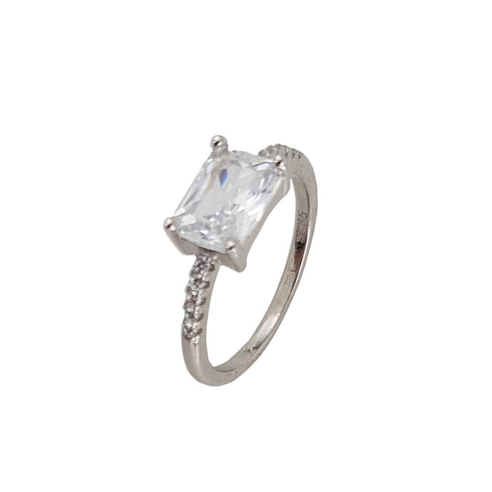 Inel argint logodna zirconii Thia marime 54