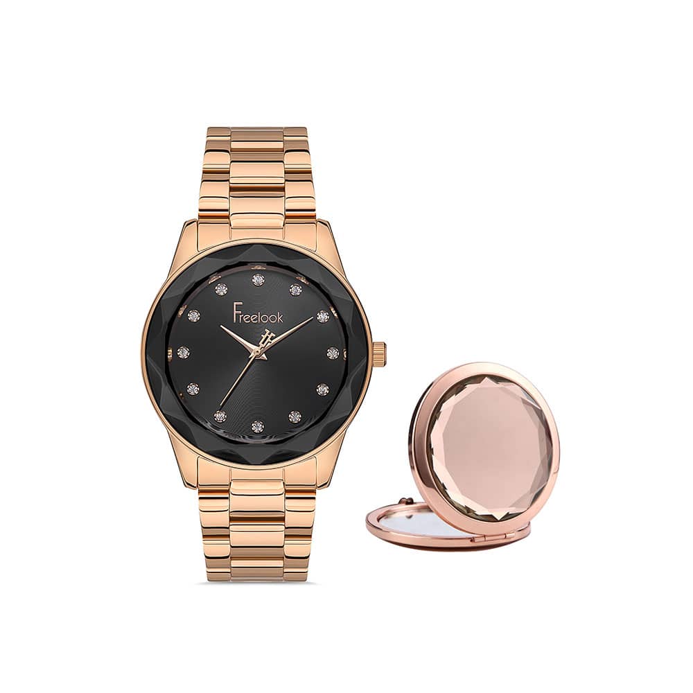 Freelook Belle - Ceas Dama Quartz Auriu Rose FL.1.10340.3