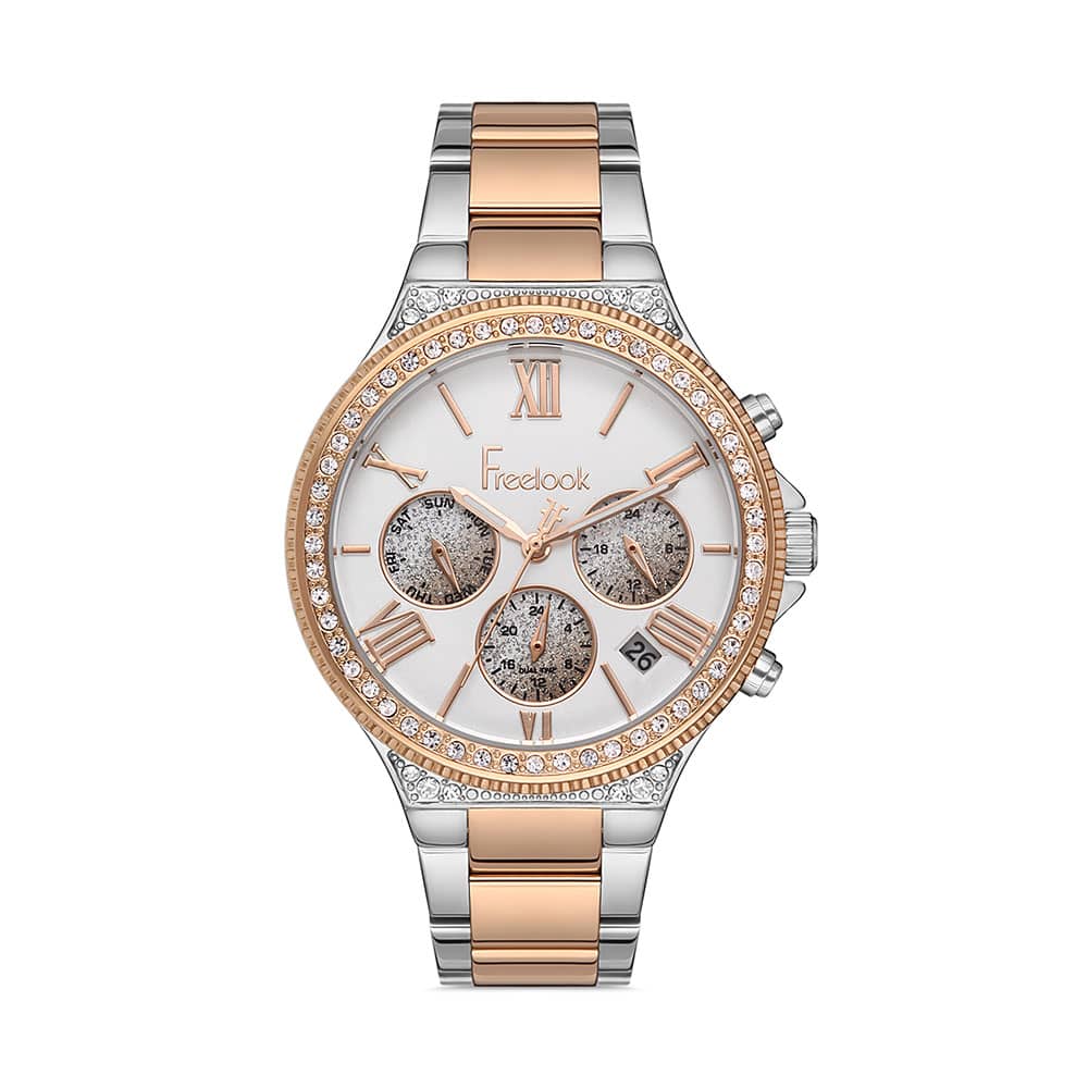 Freelook Belle - Ceas Dama Quartz Auriu Rose FL.1.10289.3