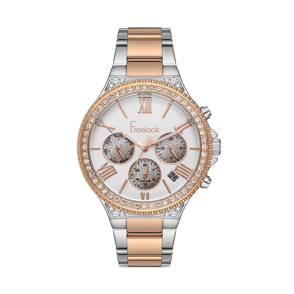 Freelook Belle - Ceas Dama Quartz Auriu Rose FL.1.10289.3