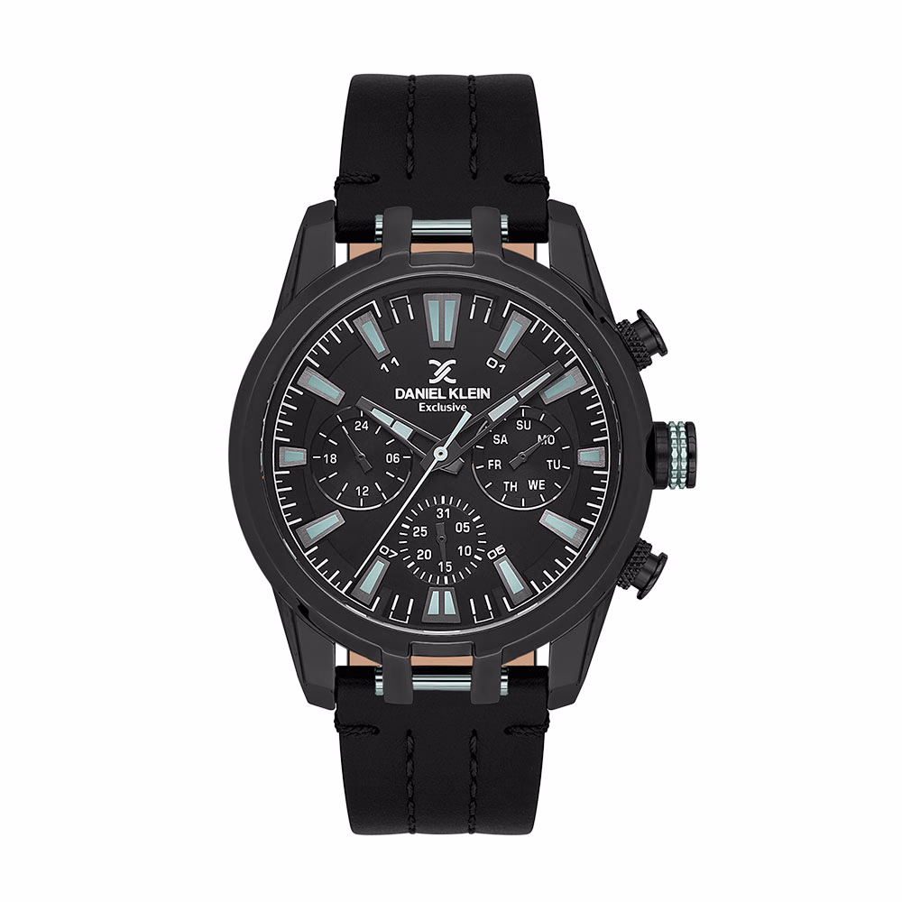 Daniel Klein Exclusive - Ceas Barbatesc Quartz Negru DK.1.13803.5