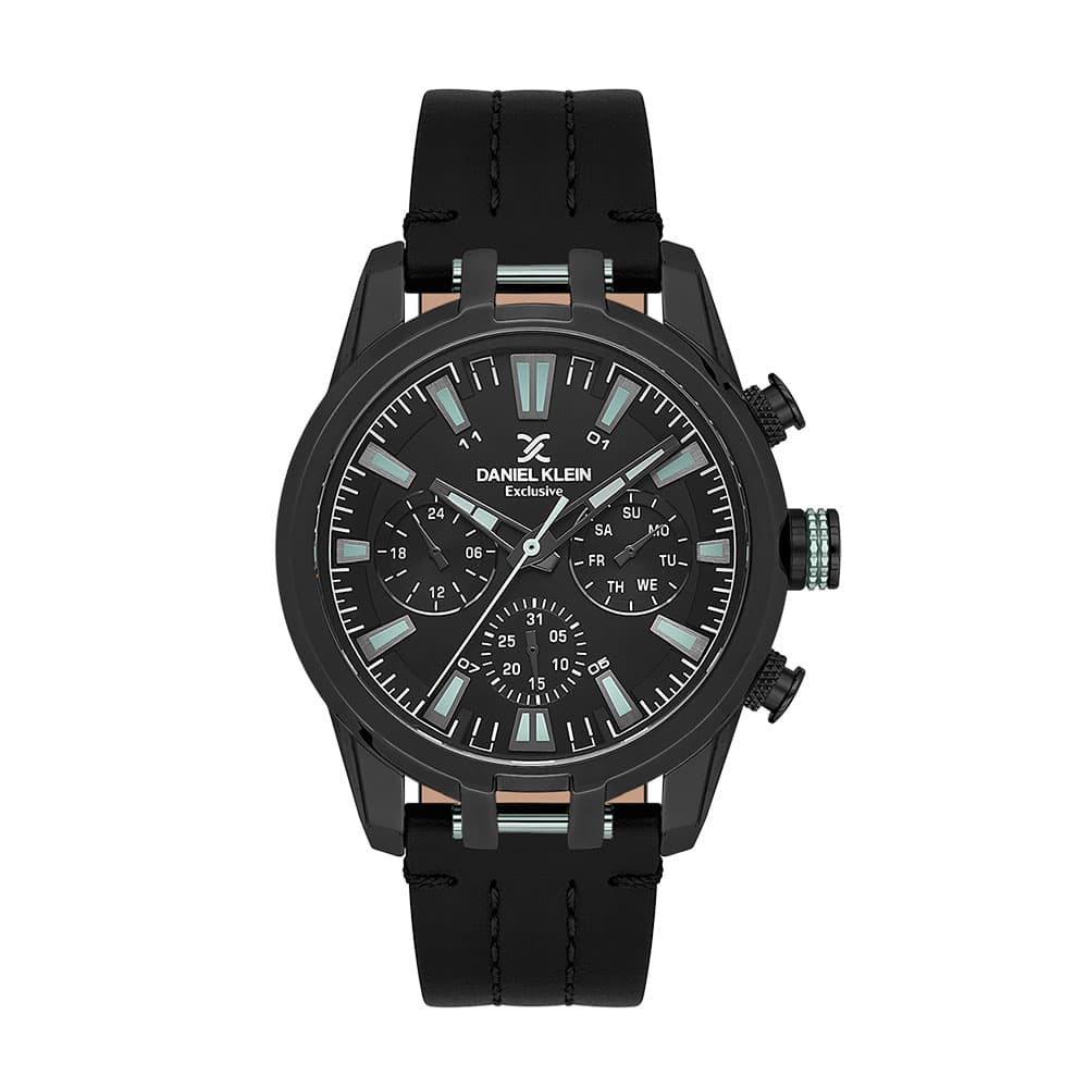 Daniel Klein Exclusive - Ceas Barbatesc Quartz Negru DK.1.13803.5