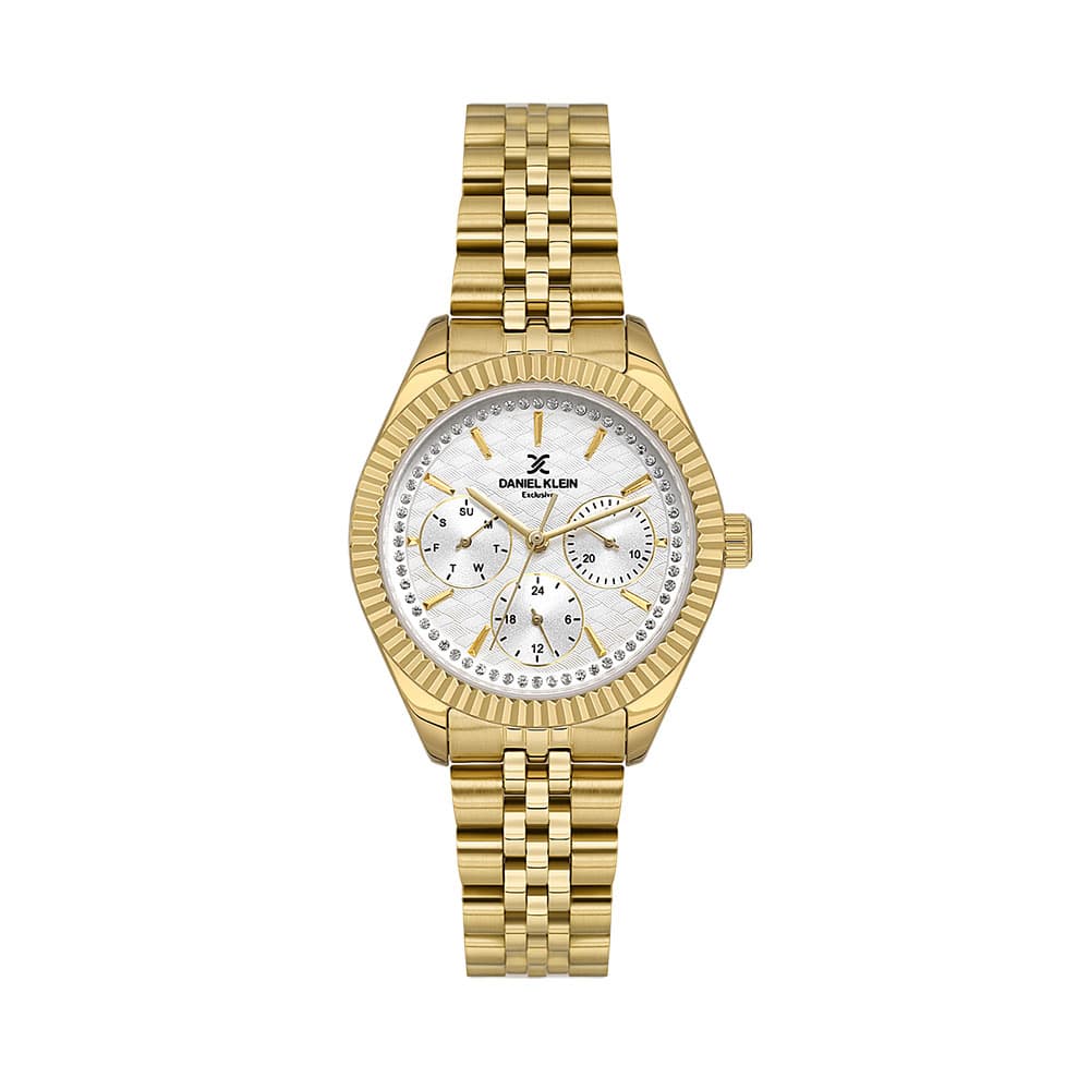 Daniel Klein Exclusive - Ceas Dama Quartz Auriu DK.1.13927.2